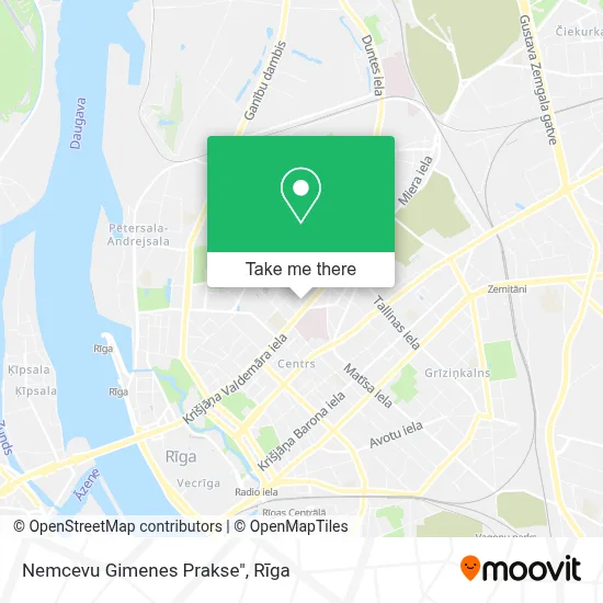Nemcevu Gimenes Prakse" map