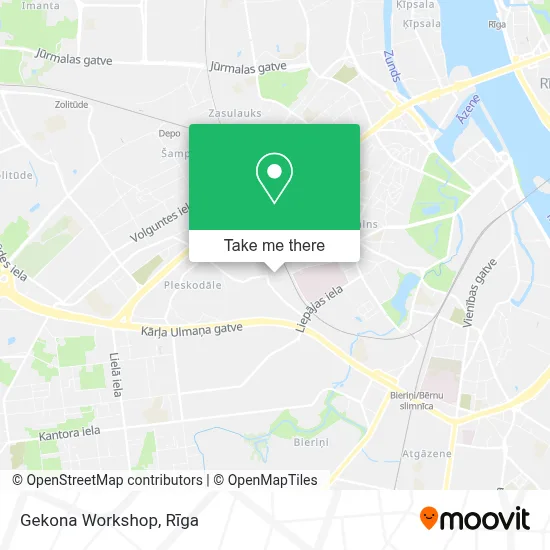 Gekona  Workshop map