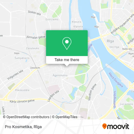 Pro Kosmetika map