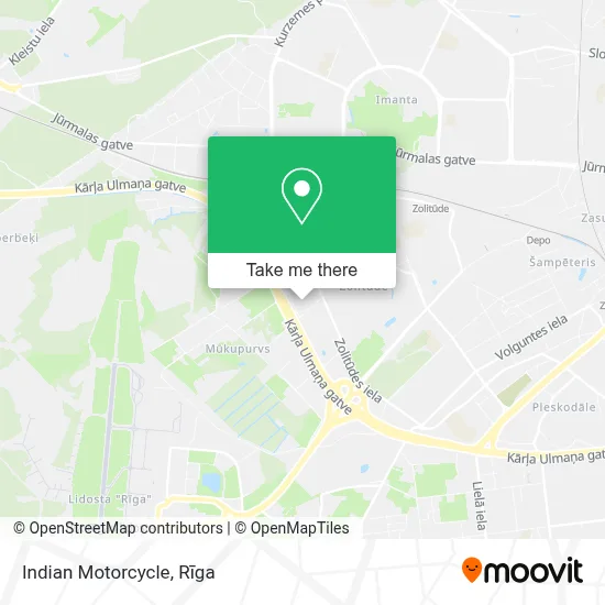 Indian Motorcycle map