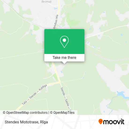 Stendes Mototrase map