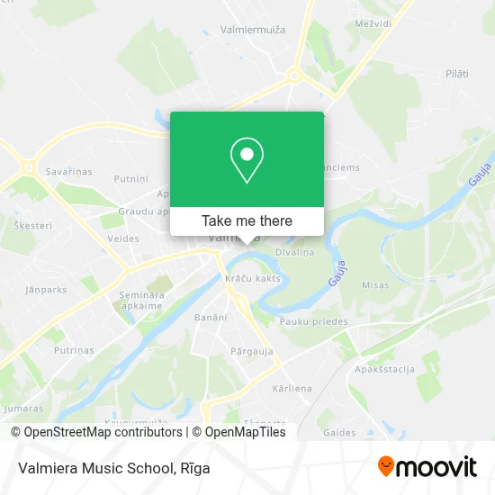 Valmiera Music School map
