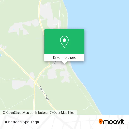 Albatross Spa map