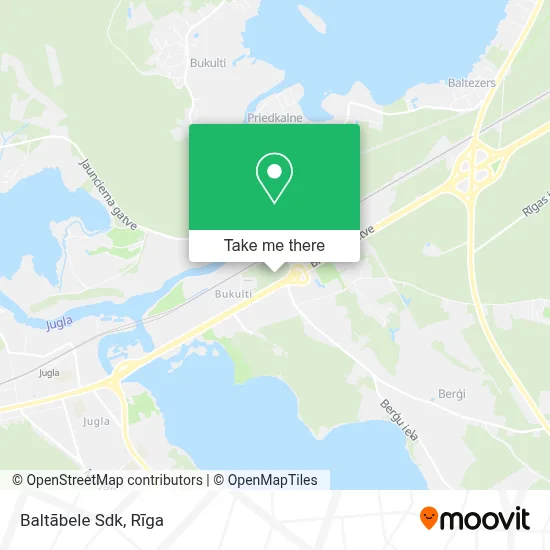 Baltābele Sdk map