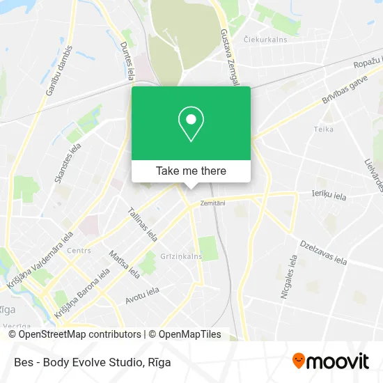 Bes - Body Evolve Studio map