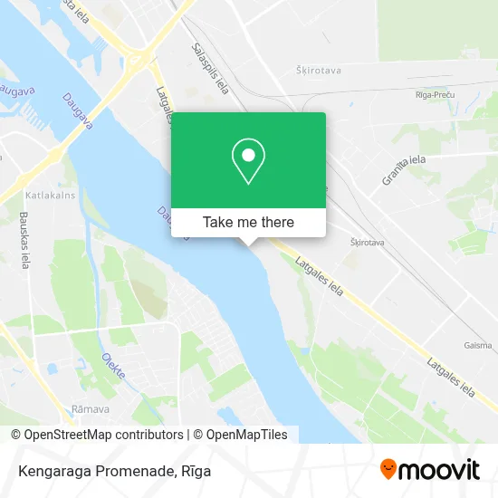 Kengaraga Promenade map