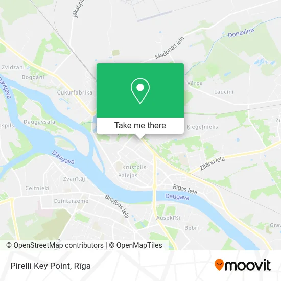 Pirelli Key Point map