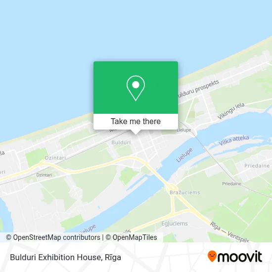 Bulduri Exhibition House map