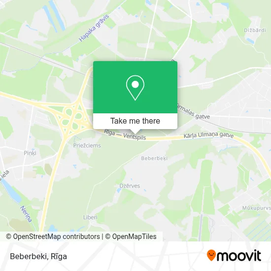 Beberbeki map