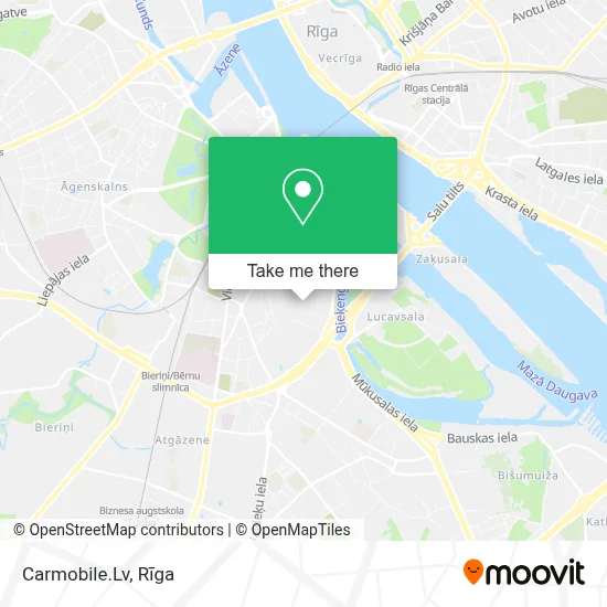 Carmobile.Lv map