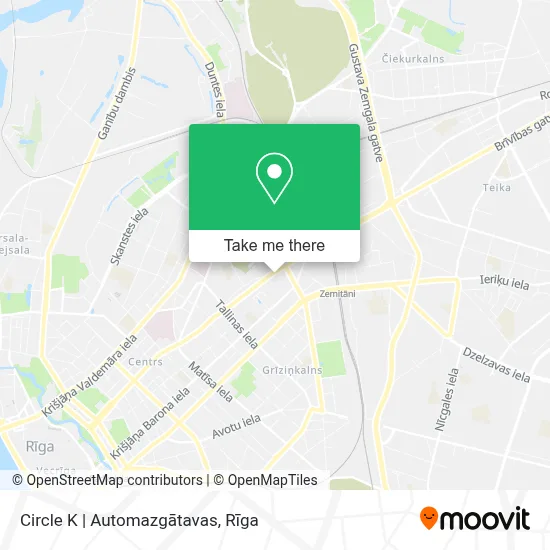 Circle K | Automazgātavas map