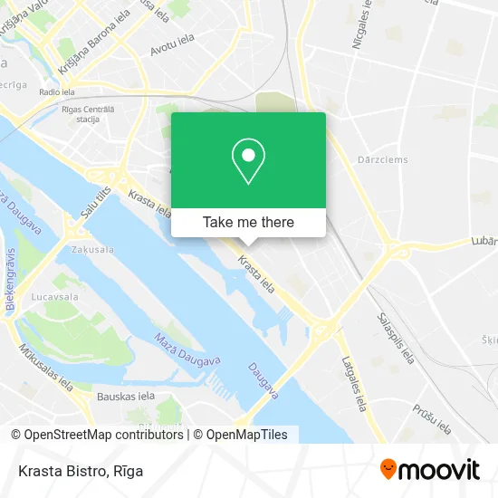 Krasta Bistro map