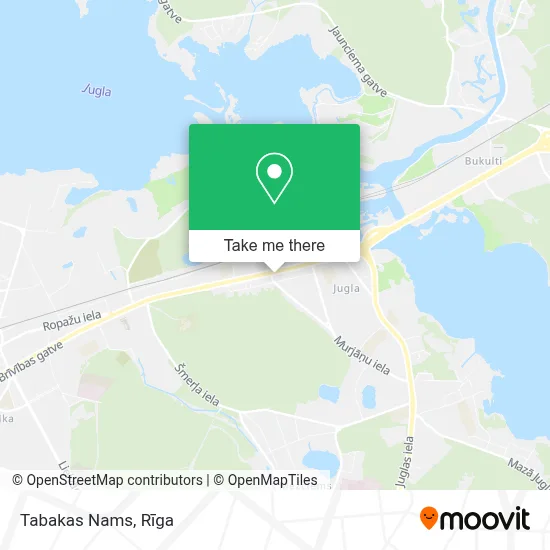 Tabakas Nams map