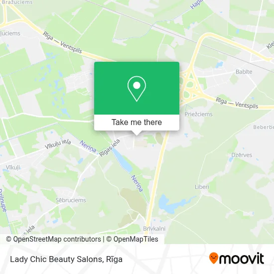 Lady Chic Beauty Salons map