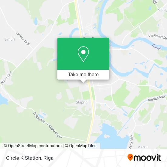 Circle K Station map