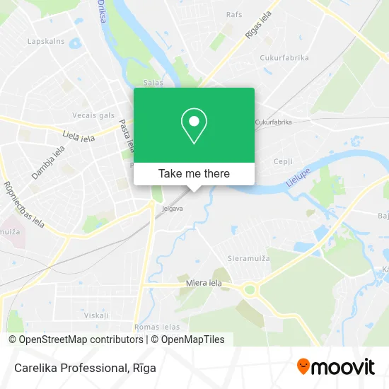 Carelika Professional map