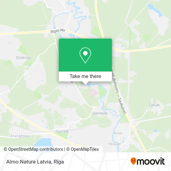 Almo Nature Latvia map