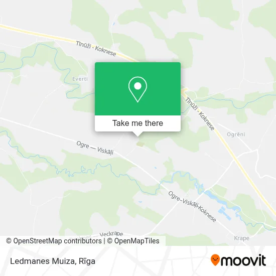 Ledmanes Muiza map