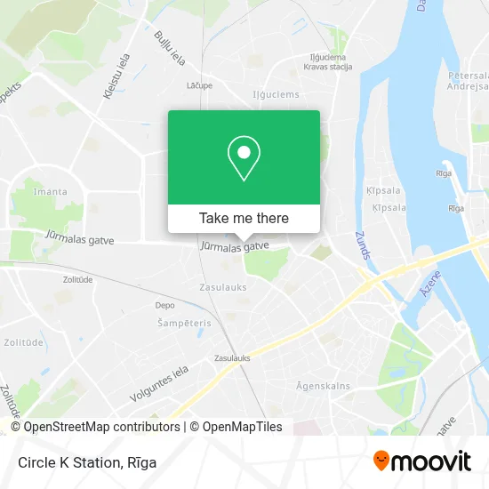 Circle K Station map