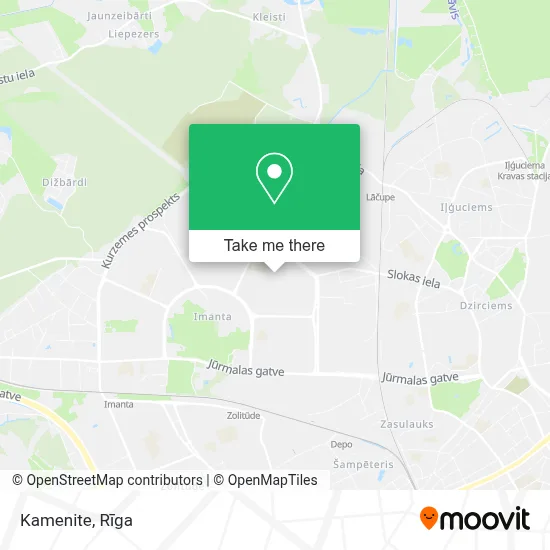 Kamenite map