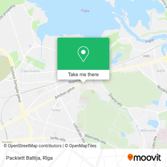 Packlett Baltija map