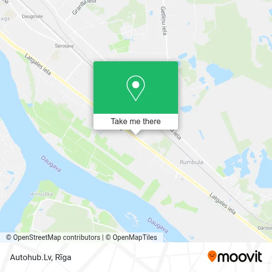 Autohub.Lv map