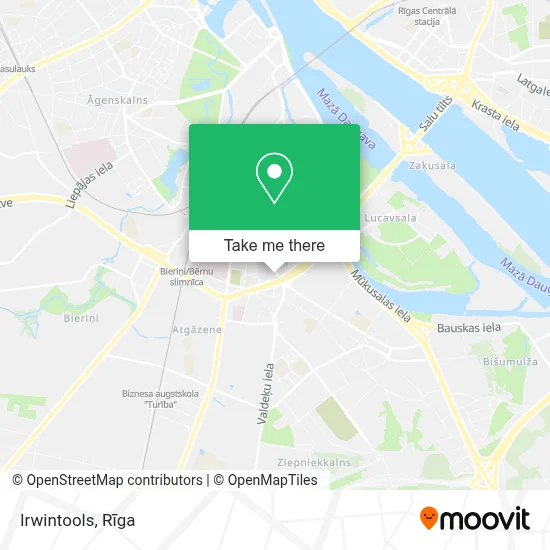 Irwintools map