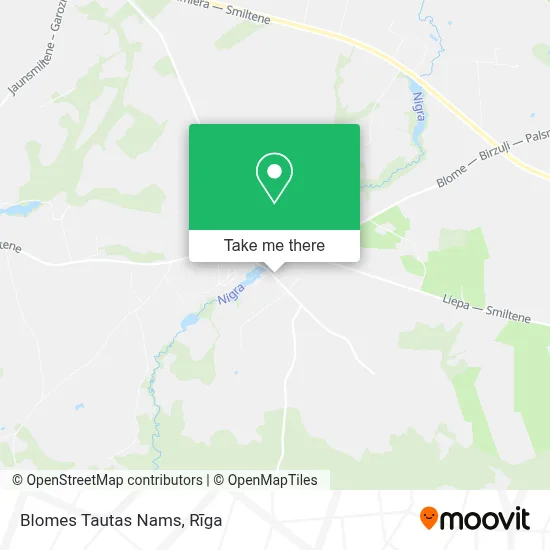 Blomes Tautas Nams map
