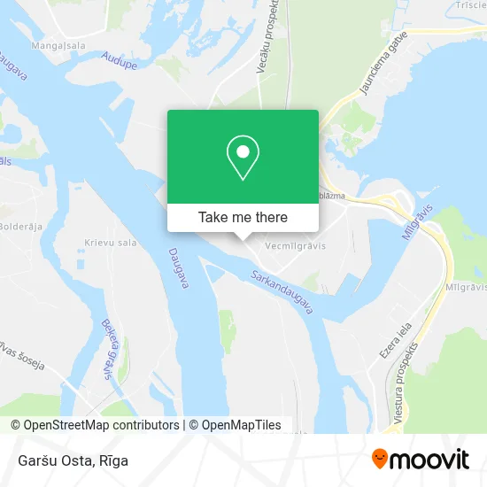 Garšu Osta map