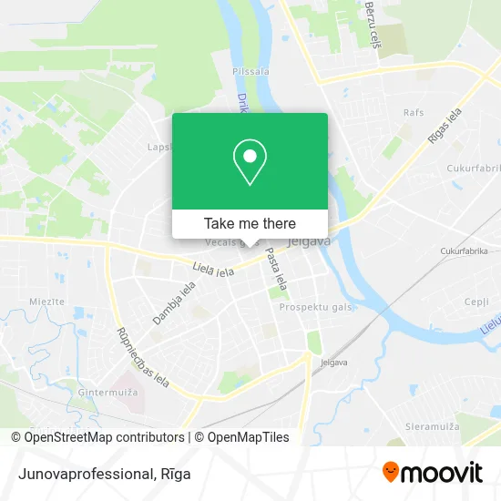 Junovaprofessional map