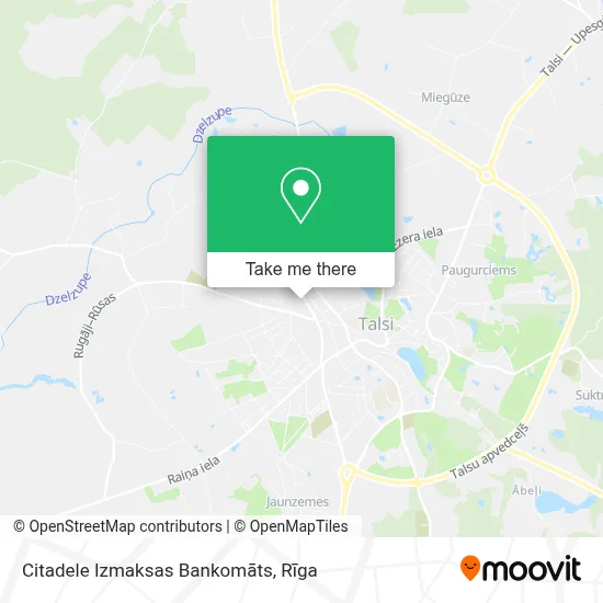 Citadele Izmaksas Bankomāts map