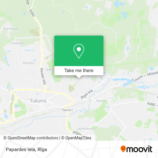 Papardes Iela map