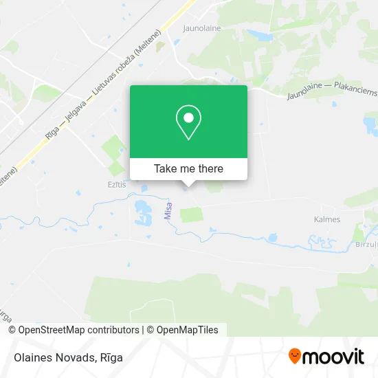 Olaines Novads map