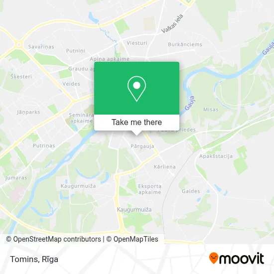 Tomins map