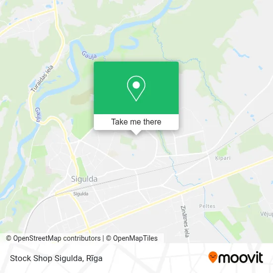 Stock Shop Sigulda map