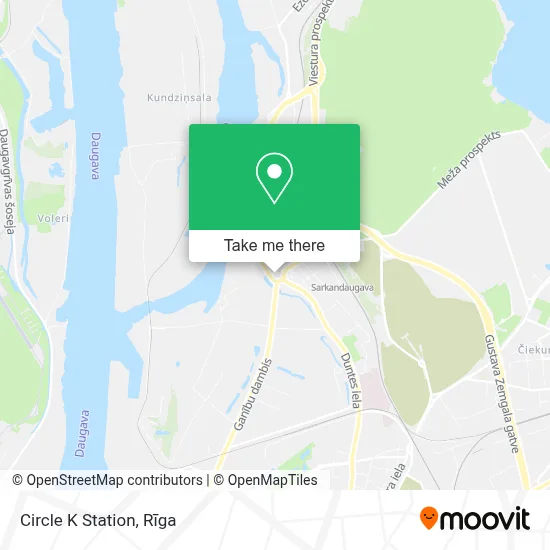 Circle K Station map