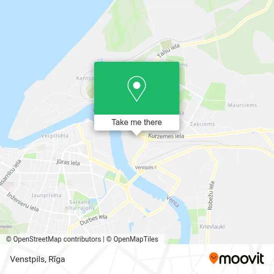 Venstpils map