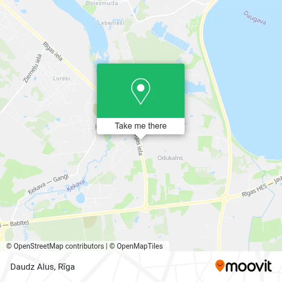 Daudz Alus map