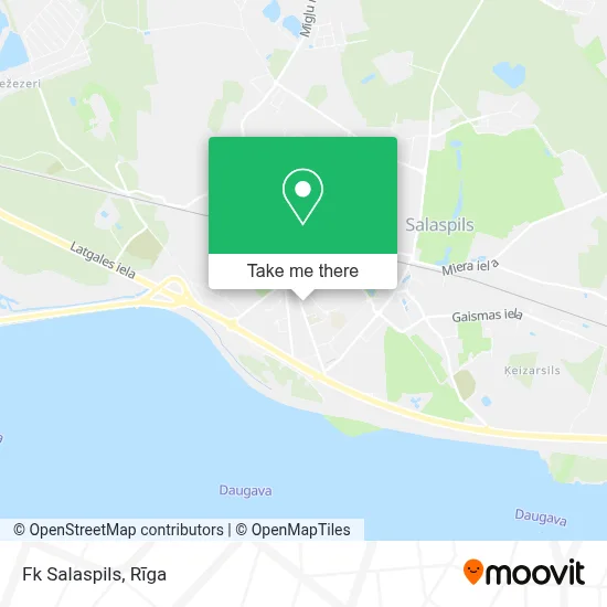 Fk Salaspils map