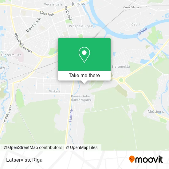 Latserviss map