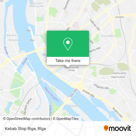 Kebab Stop Riga map