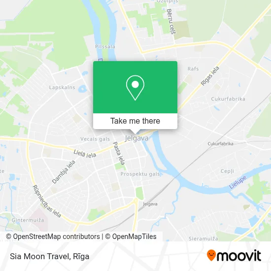 Sia Moon Travel map
