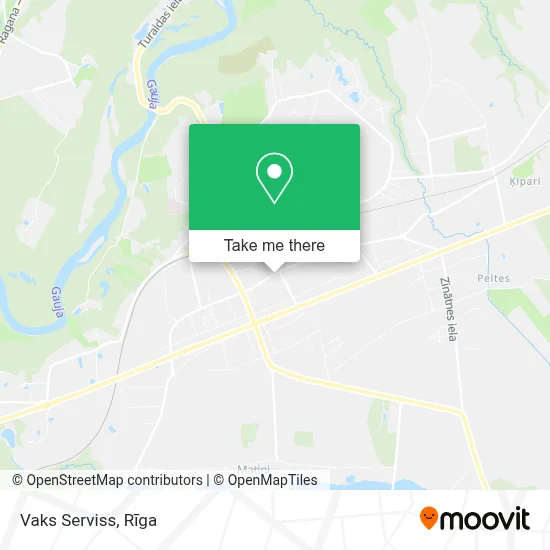 Vaks Serviss map