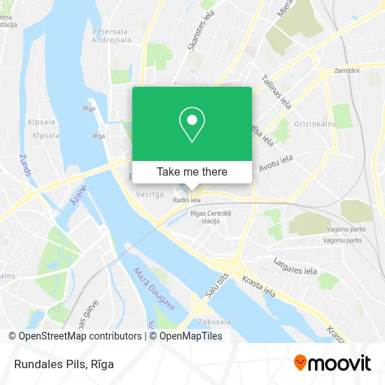Rundales Pils map