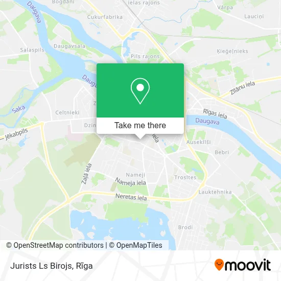 Jurists Ls Birojs map