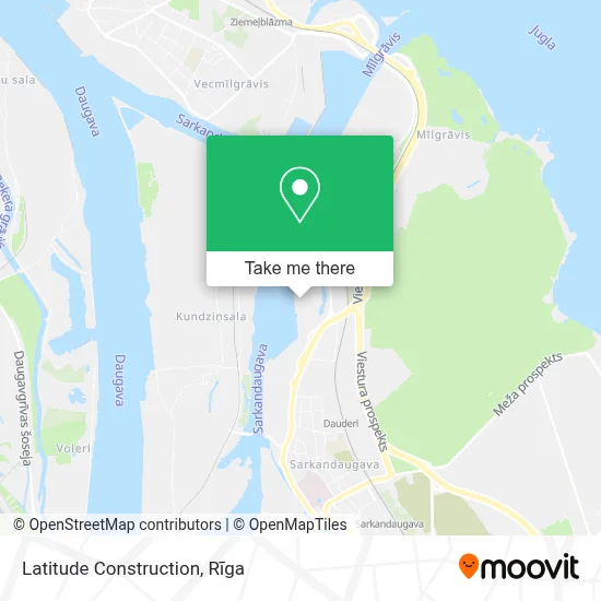 Latitude Construction map