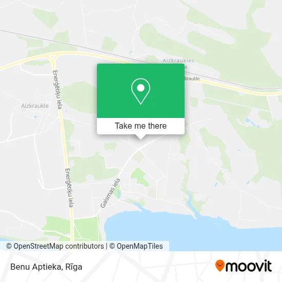 Benu Aptieka map