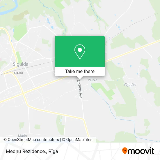 Medņu Rezidence. map