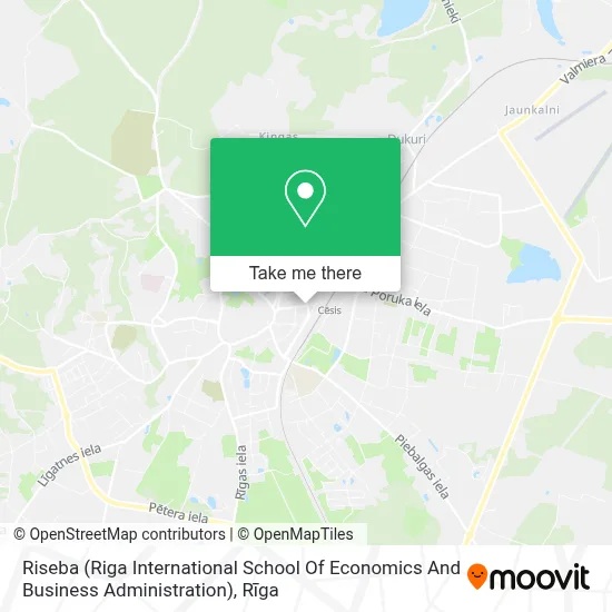Riseba (Riga International School Of Economics And Business Administration) map