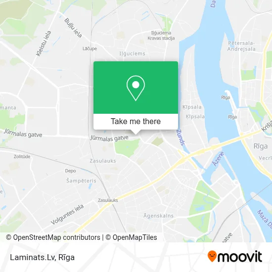 Laminats.Lv map
